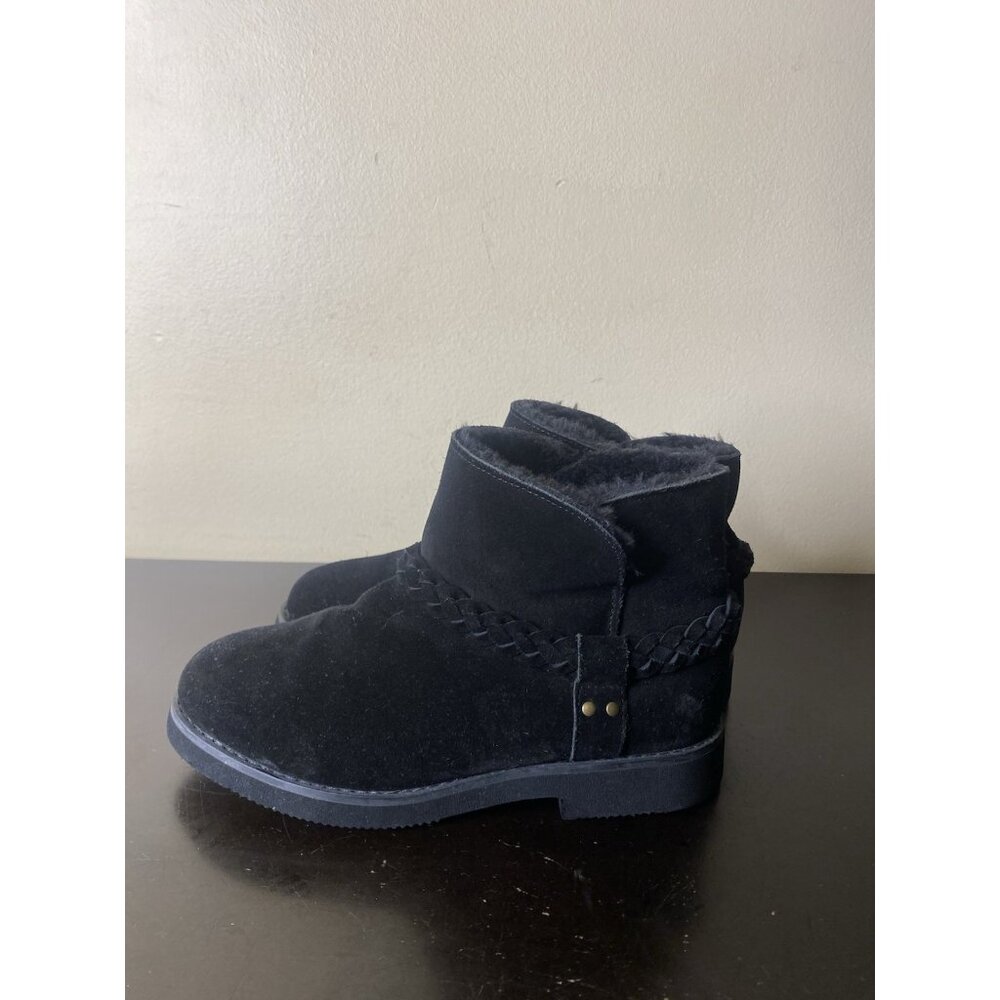 Style & Co Black Fur Boots Winter Size 8M